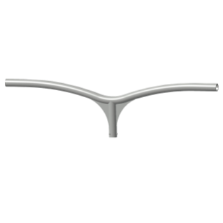 STREET DOUBLE POLE HEAD BRACKET GR. GRIJS