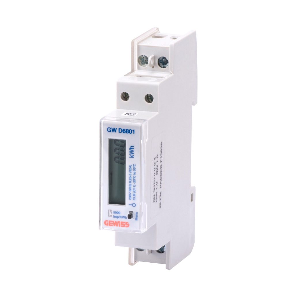 energiezähler für direktanschluss - mid - einphasig - digital - 40 a - ip20 - 1 te - din-schienenmontage
