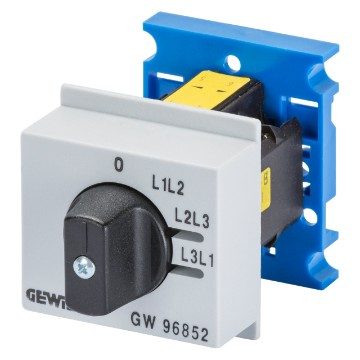  VOLTMETER SELECTOR SWITCH - 4 POSITIONS PHASE-NEUTRAL - 3 MODULES