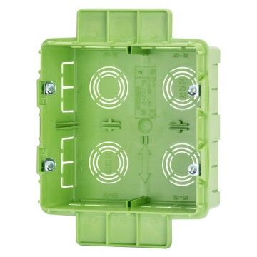 Flush-mounting boxes for supervision, command and display
