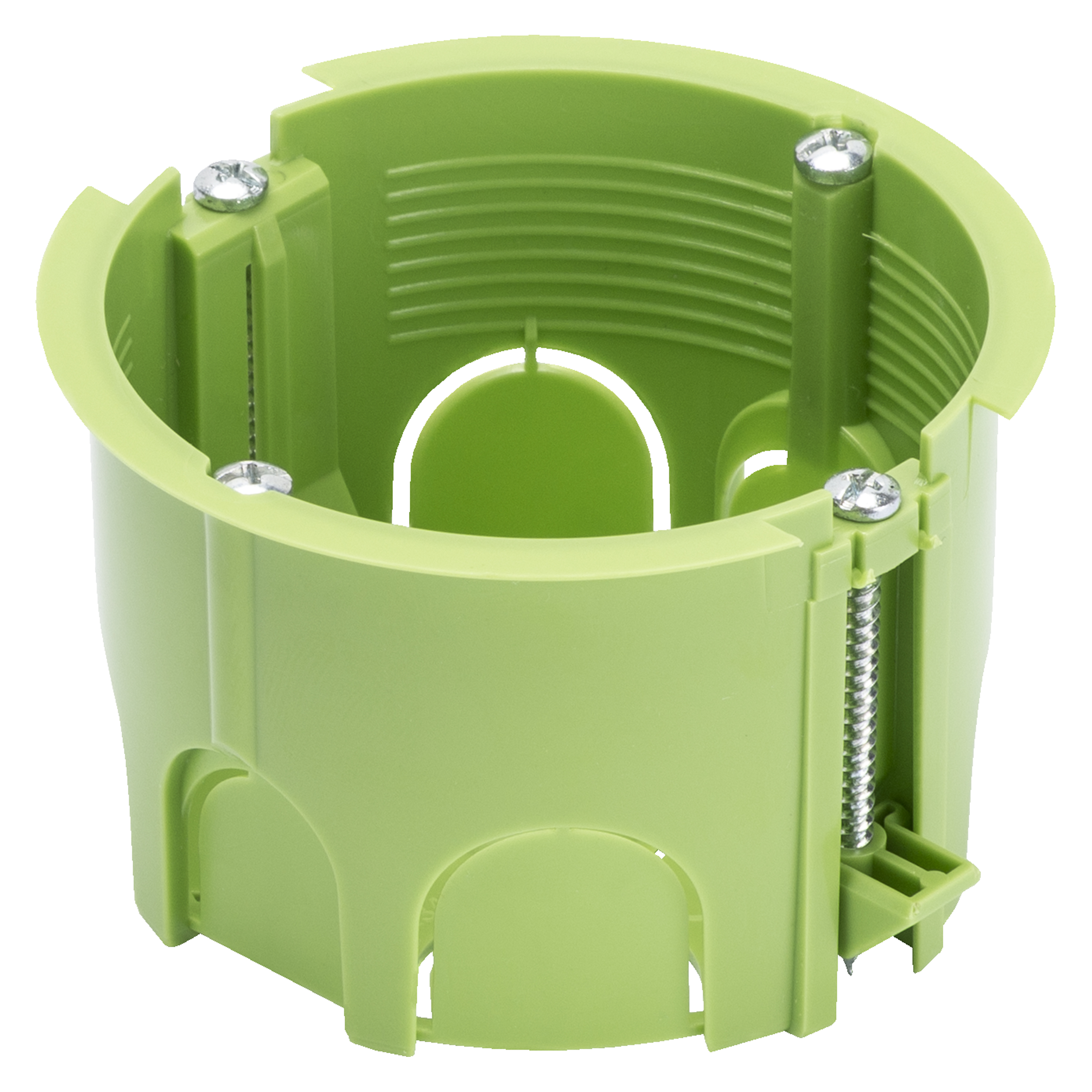 ◼️GLAY◼️MMH－PREMIUM BOX－ GREEN WALL - ROUND FLUSH-MOUNTING BOXES - FOR PLASTEBOARD