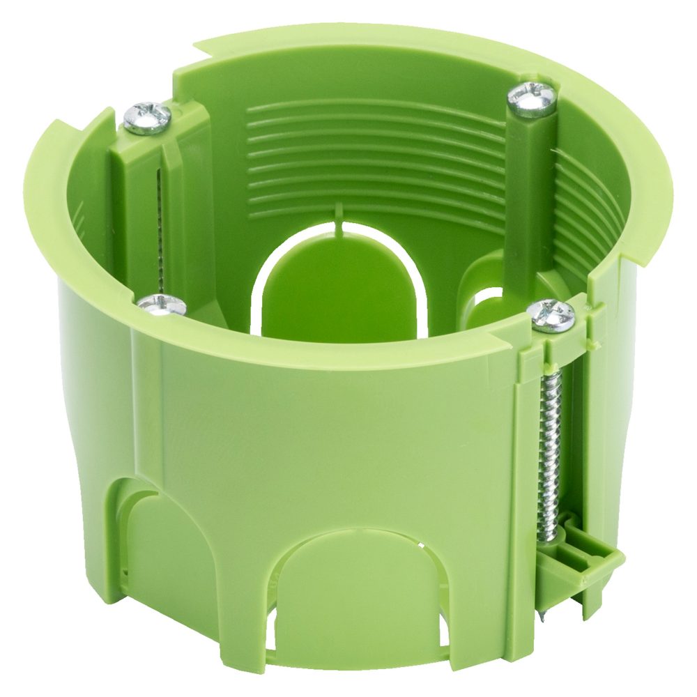 scatola tonda pareti leggere green