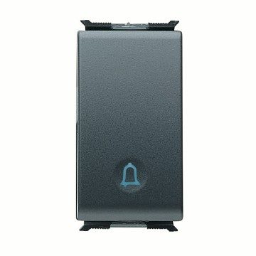  PULSADOR UNIPOLAR 250V ac - NA 16A ILUMINABLE - 'TIMBRE' - 1 MÓDULO - PLAYBUS