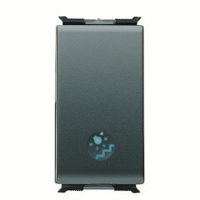 buton 1p 250v ac - no 16a aydinlatmali - sembol: merdi̇ven - 1 modül - playbus