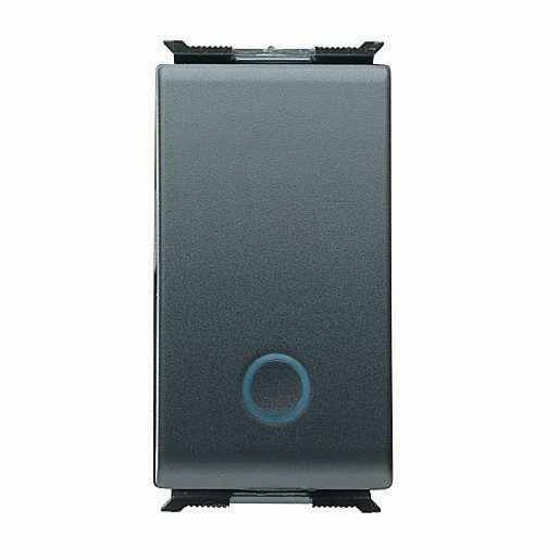  PULSANTE BIPOLARE 250V ac - NA 16A - GENERICO - SIMBOLO: 0 - 1 MODULO - PLAYBUS