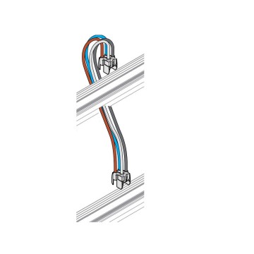 GWFIX 100 - Parallelle 4P-voedingsmodules met kabel voor verbinding van twee stangframes