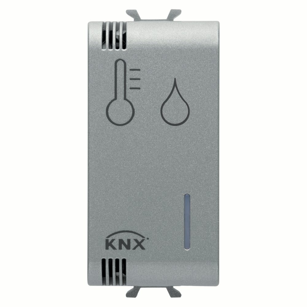  HUMIDITY/TEMPERATURE SENSOR - KNX - 1 MODULE - TITANIUM - CHORUSMART