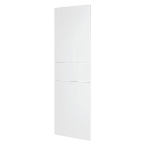 domo center - kit frontal - sans porte - colonne montante - h.2400 - métal - blanc ral 9003