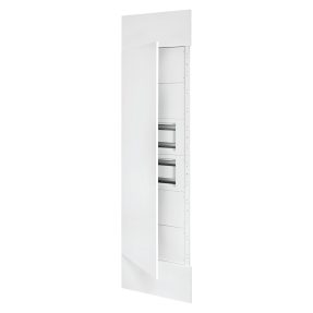 domo center - kit frontal - porte en métal - 2 coffrets 40 modules - h.2700 - métal - blanc ral 9003