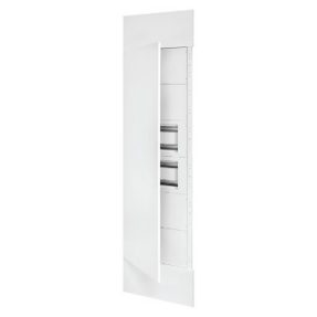 DOMO CENTER - KIT FRONTAL - PUERTA EN METAL - 2 PANEL TRUQUELADOS 40 MODULI - H.2700 - METÁLLICOS - BLANCO RAL 9003