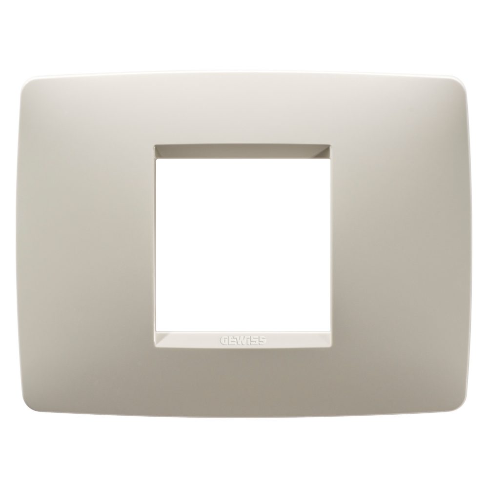 abdeckrahmen one - in technopolymer - 2 module - cremeweiss - chorusmart