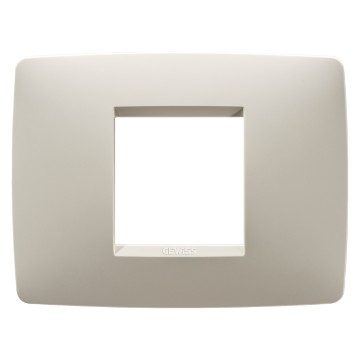  ONE PLATE - IN TECHNOPOLYMER - 2 MODULES - IVORY - CHORUSMART