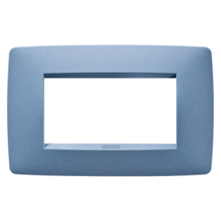 PLACA ONE - EN TECNOPOLÍMERO BARNIZADO - 4 MÓDULOS - AZUL MAR - CHORUS