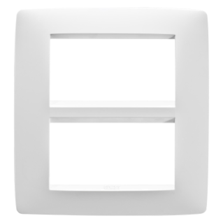 PLACA ONE - EN TECNOPOLÍMERO - 8 MÓDULOS - BLANCO - CHORUS