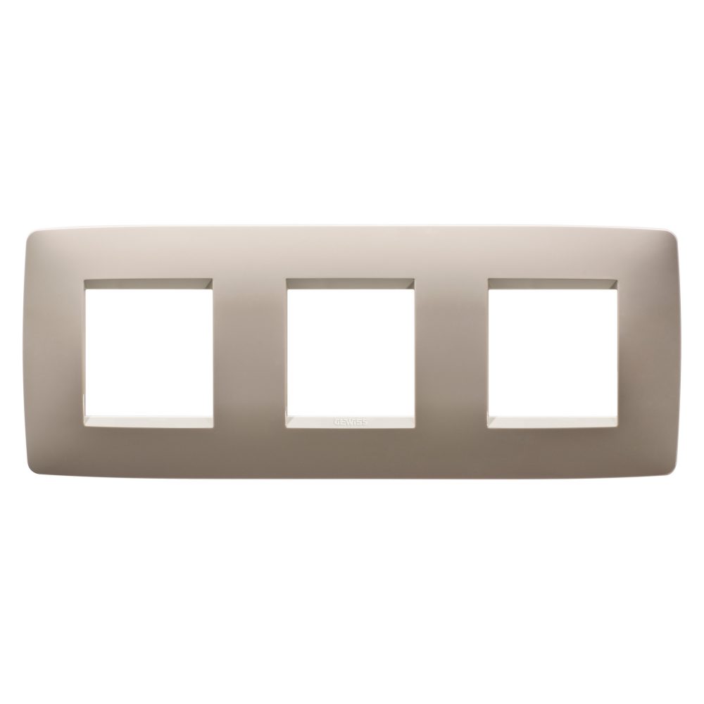 placca one international - in tecnopolimero - 2+2+2 posti orizzontale - canapa - chorusmart