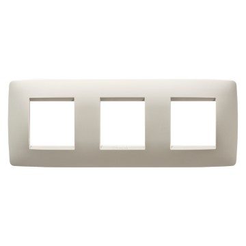  PLACCA ONE INTERNATIONAL - IN TECNOPOLIMERO - 2+2+2 POSTI ORIZZONTALE - AVORIO - CHORUSMART