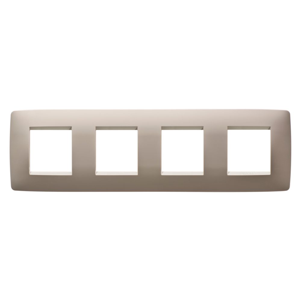  placca one international - in tecnopolimero - 2+2+2+2 posti orizzontale - canapa - chorusmart