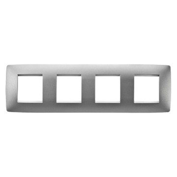  ABDECKRAHMEN ONE INTERNATIONAL - IN LACKIERTEM TECHNOPOLYMER - 2+2+2+2 MODULE HORIZONTAL - TITAN - CHORUSMART
