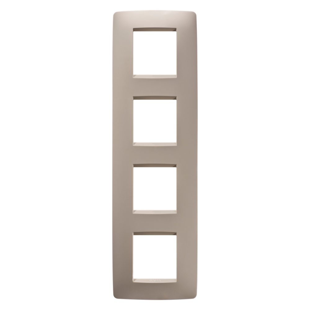  abdeckrahmen one international - in technopolymer - 2+2+ +2+2 module vertikal - hanf - chorusmart