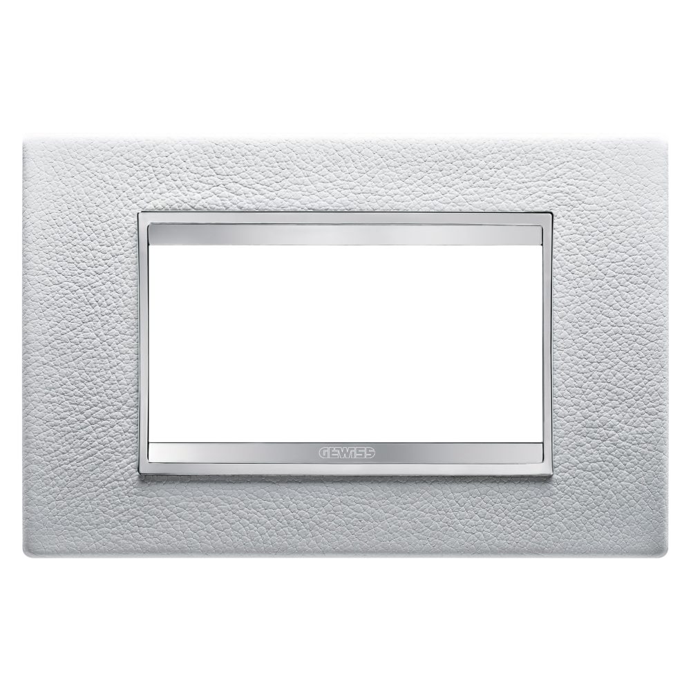 Placca Gewiss GW16204TB Serie Chorus | 4 Posti In Tecnopolimero | Bianco Latte Lucido - Foto 4