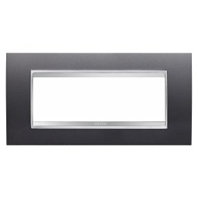 placă lux - in tehnopolimer vopsit - 6 module - ardezie - chorusmart