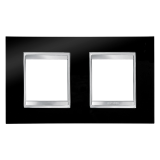 LUX INTERNATIONAL PLATE - IN TECHNOPOLYMER - 2+2 MODULES HORIZONTAL - TONER BLACK - CHORUSMART