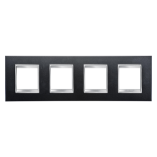 LUX INTERNATIONAL PLATE - IN PAINTED TECHNOPOLYMER - 2+2+2+2 MODULES HORIZONTAL - SLATE - CHORUS