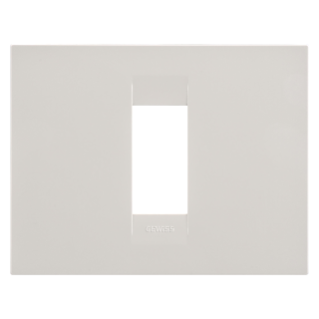 GEO PLATE - IN TECHNOPOLYMER - 1 MODULE -  IVORY - CHORUSMART