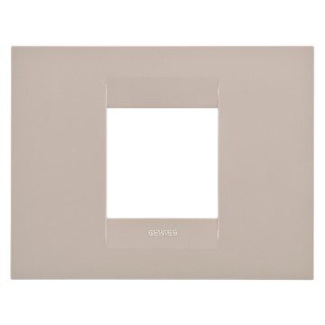  GEO PLATE - IN TECHNOPOLYMER - 2 MODULES - HEMP - CHORUSMART