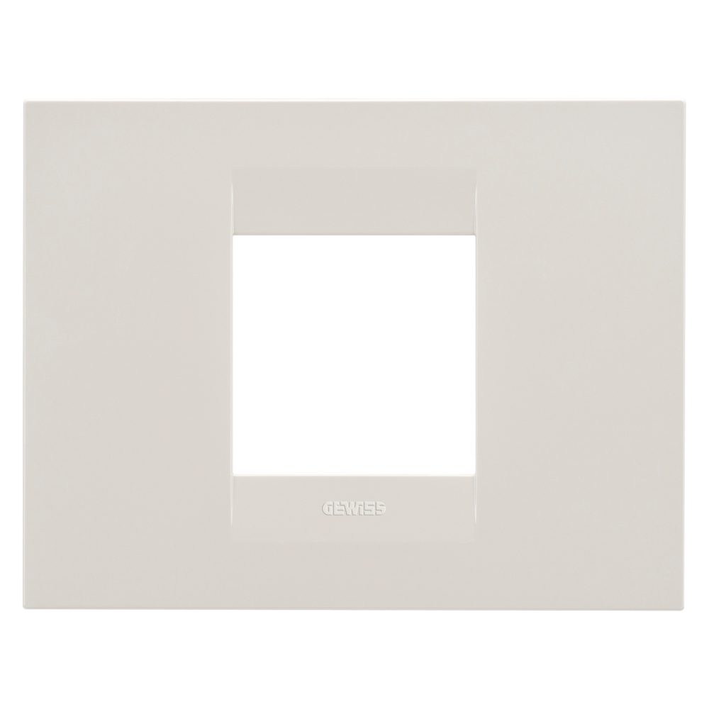  geo abdeckrahmen - in technopolymer - 2 module - cremeweiss - chorusmart