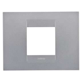 plaque geo - en technopolymère peint - 2 modules - titane - chorusmart