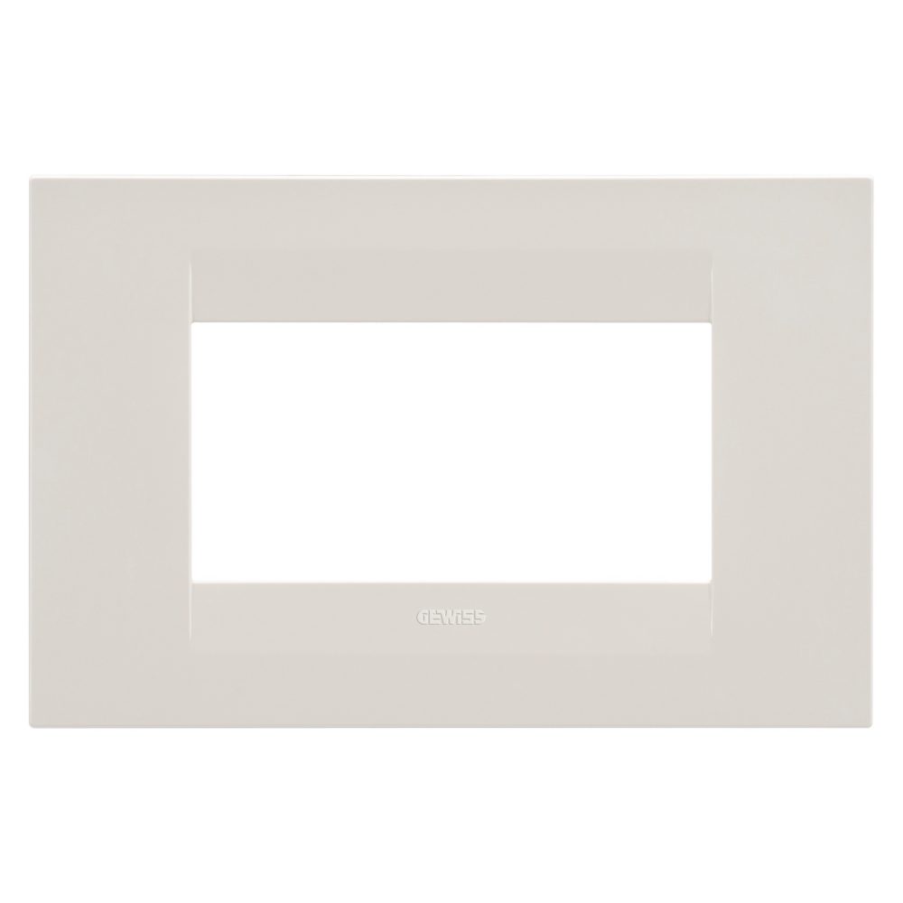  geo plaat - van technopolymeer - 4 module - ivoor - chorusmart