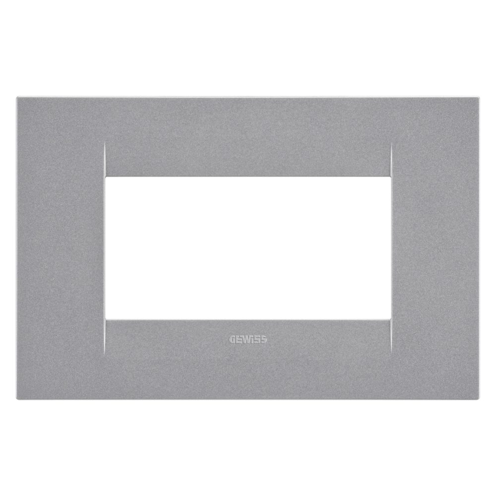  geo plate - in painted technopolymer - 4 modules - titanium - chorusmart