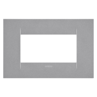 GEO PLATE - IN PAINTED TECHNOPOLYMER - 4 MODULES - TITANIUM - CHORUSMART
