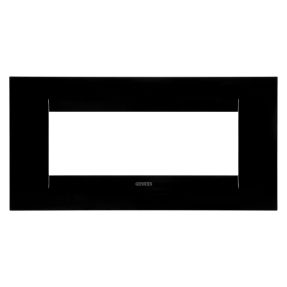 plaque geo - en polymère technique - 6 modules - noir toner - chorusmart