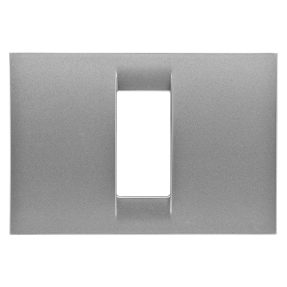 מסגרת virna - בגימור מבריק טכנו-פולימר - 1 מודול - טיטניום - system