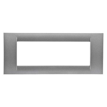 product-image-main VIRNA DÍSZÍTŐKERET - FÉNYES TECHNOPOLIMER - 6 FÉRŐHELY - METÁLOS TITÁNIUM - SYSTEM