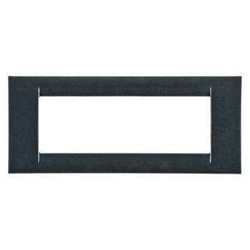  PLAQUE VIRNA - EN TECHNOPOLYMÈRE BRILLANT - 6 MODULES - ARDOISE MÉTALLISÉ - SYSTEM