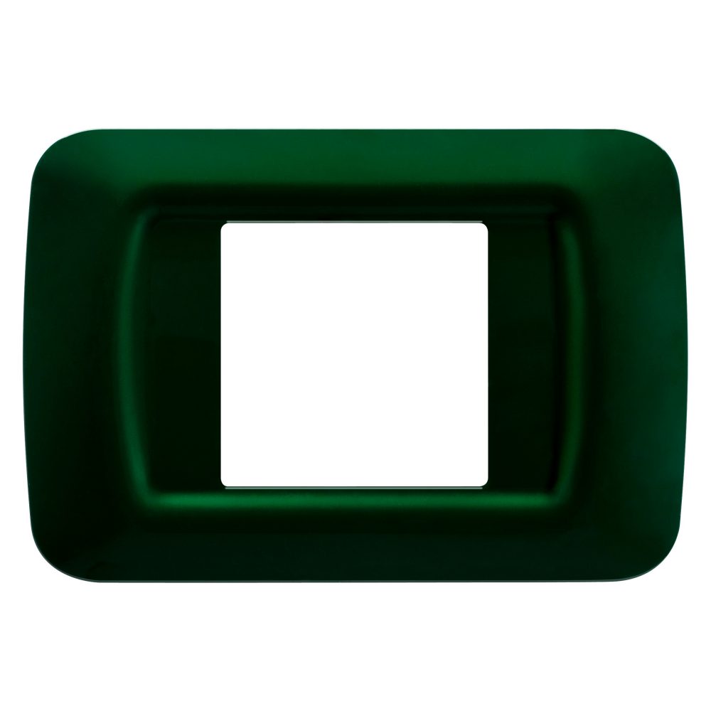  plaque top system - en technopolymère brillant - 2 modules - vert racing - system