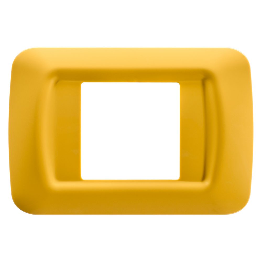 plaque top system - en technopolymère brillant - 2 modules - jaune mais - system