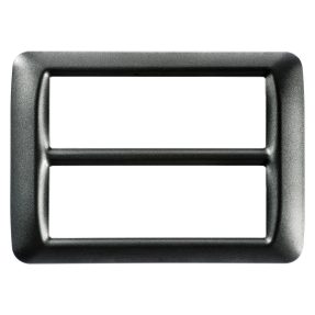 RÁMEČEK TOP SYSTEM – Z LESKLÉHO TECHNOPOLYMERU – 12 MODULŮ (6+6 PŘEKRÝVAJÍCÍCH SE) – METALICKÁ BŘIDLICE – SYSTEM