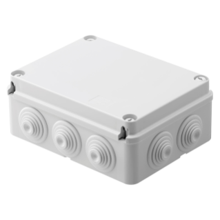 JUNCTION BOX+C.GLANDS 190X140X70 IP55