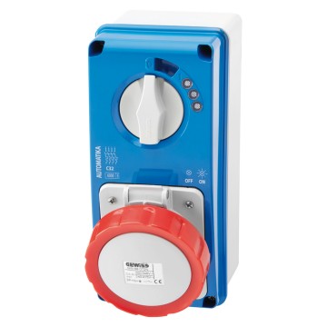 Bases interbloqueadas con fondo AUTOMATIKA con magnetotérmico MT 6 kA curva C - 50/60 Hz - IP67 Bases interbloqueadas con fondo AUTOMATIKA con magnetotérmico MT 6 kA curva C - 50/60 Hz - IP67