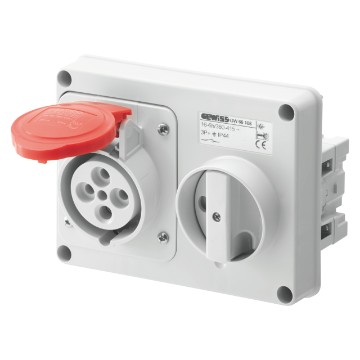 Horizontal interlocked socket outlets - 50/60Hz Horizontal interlocked socket outlets - 50/60Hz