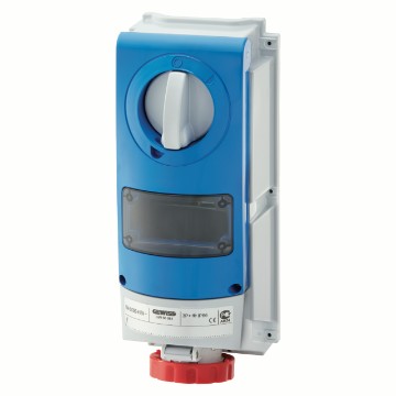 Vertical interlocked socket-outlets for mounting modular devices - 50/60Hz Vertical interlocked socket-outlets for mounting modular devices - 50/60Hz