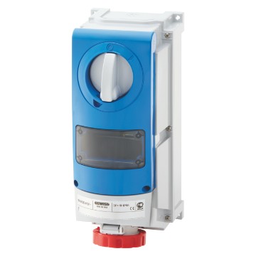 Vertical interlocked socket-outlets and fuse holder base - 50/60Hz Vertical interlocked socket-outlets and fuse holder base - 50/60Hz
