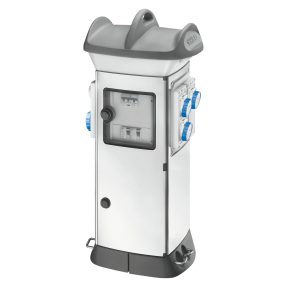 qmc63x - cablato - bifacciale - 6 prese 2p+t 16a - aisi 613l - classe ii - ip65