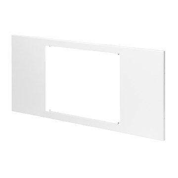  DOMO CENTER - PANNELLO FINESTRATO - METALLO - H.300 - PER VIDEOCITOFONIA CITY VISION - BIANCO RAL 9003