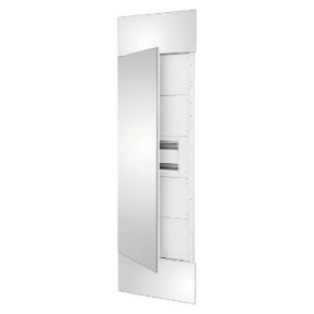 DOMO CENTER - FRONT KIT - MIRROR FINISH DOOR - 1 ENCLOSURE 40 MODULES - H.2400 - METAL - WHITE RAL 9003