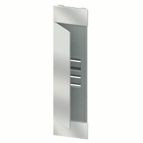 DOMO CENTER - FRONT KIT - MIRROR FINISH DOOR - 2 ENCLOSURES 40 MODULES - H.2700 - WHITE METAL RAL 9003